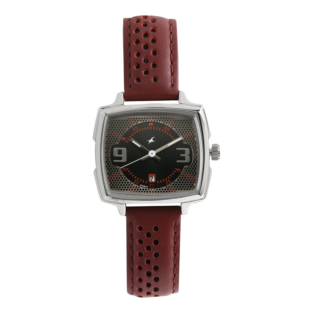 Loopholes Black Dial Leather Strap Watch 38050NL01 - Nepal Trade Network  Pvt. Ltd.